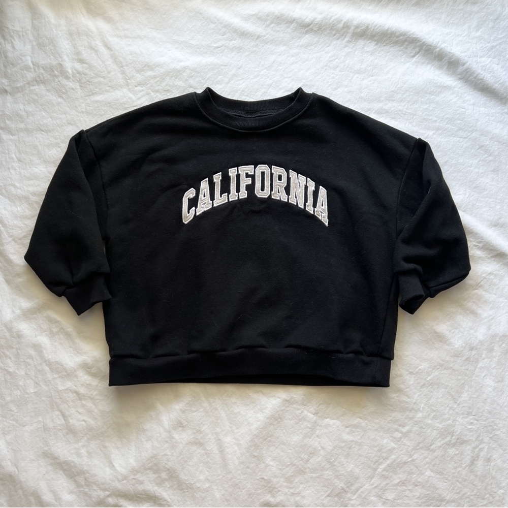 At Noon store toddler oversized “California” graphic sweatshirt